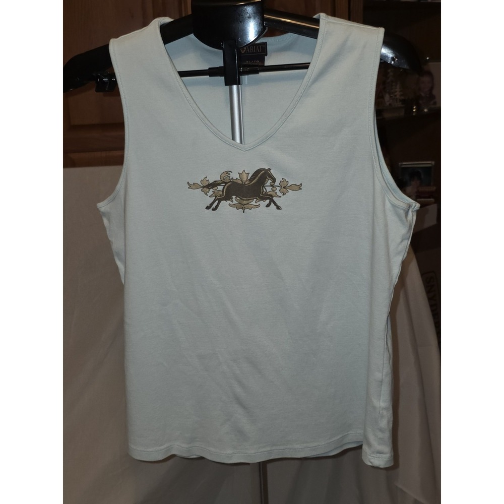 Ariat Sleeveless Shirt. Size XL. Outdoorsy, Athletic, Golf, Pickleball, Y2K,...